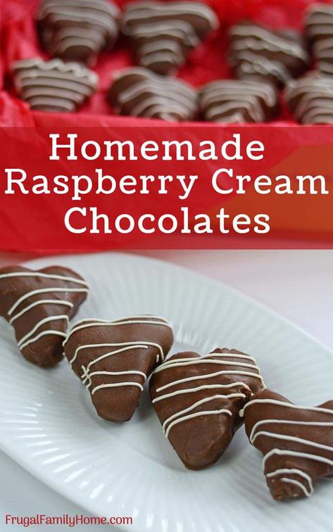 Candy Molds Recipes, Homemade Chocolate Candy, Home Chocolate, Filled Candy, Easy Candy Recipes, Chocolate Candy Recipes, Recipe Tutorial, Raspberry Cream, Candy Truffles