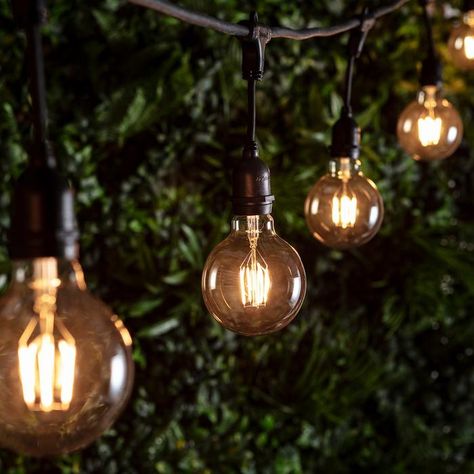 10 Large Globe Bulb Ingenious Festoon Light Bundle | Lights4fun.co.uk Globe Vintage, Festoon Lights, Festoon Lighting, Filament Bulb, Party Lights, Led String Lights, Outdoor Events, Garden Lighting, Edison Light Bulbs