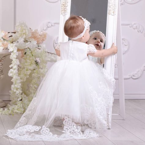 Girls baptism dress