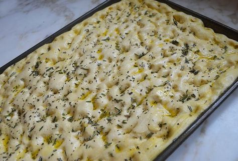 Italian Flat Bread, Foccacia Bread, Once Upon A Chef, Rosemary Focaccia, Focaccia Bread Recipe, Yeast Dough, Focaccia Recipe, Flat Bread, Focaccia Bread