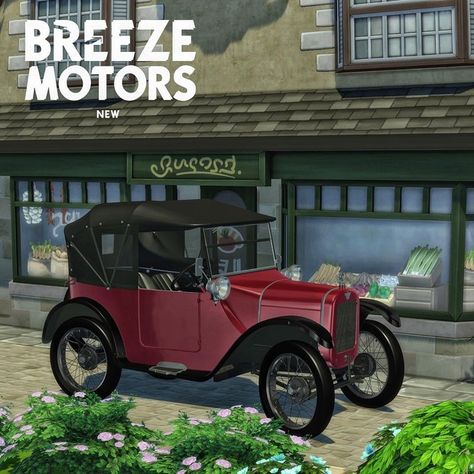 1924 Austin Seven 🇬🇧 | Patreon Sims 4 Cc Vintage Clothing Patreon, Sims 4 Cc Car Patreon, Sims 4 Breeze Motors, Sims 4 Cc Cars Patreon, Sims 4 Car Blender Scene, Sims 4 Cars, Austin Seven, Interior Lights, Model T