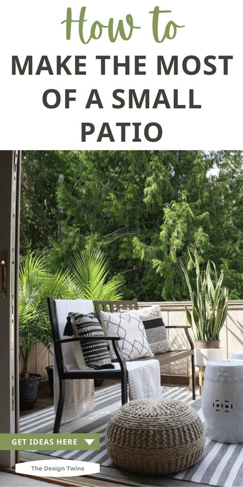 Small Patio Makeover, Small Covered Patio, Small Patio Spaces, Small Porch Decorating, Small Patio Decor, Blogger Inspiration, Painted Front Doors, English Cottage Garden, Diy Outdoor Decor