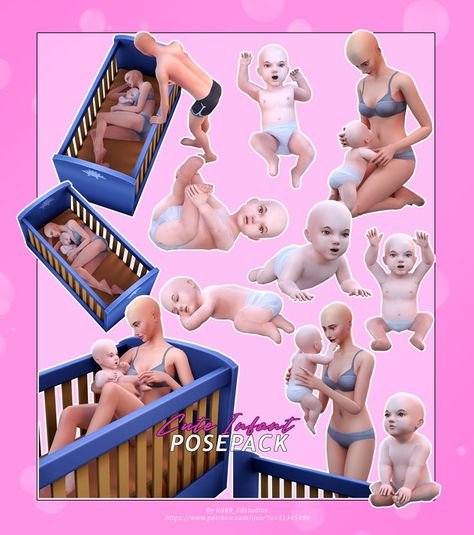 Cute Infant Pose Pack (FREE) | Patreon Sims 4 Couple Poses, Toddler Poses, Sims 4 Decades Challenge, Sims 3 Cc Finds, Sims 4 Blog, Sims 4 Black Hair, Sims 4 Family, Free Sims 4, Sims Games