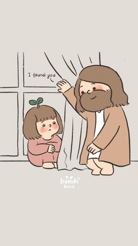 Jesus And Me, Christian Cartoons, Jesus Cartoon, Jesus Drawings, Christian Images, Jesus Christ Art, Jesus Wallpaper, Ayat Alkitab, Christian Bible Quotes