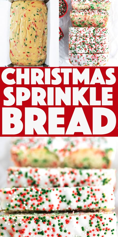 Grinch Bread Loaf, Bread For Christmas Gifts, Easy Christmas Bread Recipes, Easy Christmas Bread, Christmas Loaf Bread, Christmas Quick Bread Recipes, Winter Breads, Christmas Breads For Gifts, Christmas Quick Breads