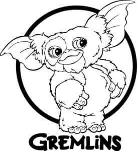 Gremlin Svg Free, Gremlins Coloring Pages, Gizmo The Gremlin, Gizmo Tattoo Design, Scary Cartoon Drawings, Gremlins Drawing, Gremlin Drawing, Gremlins Party, Gizmo Drawing