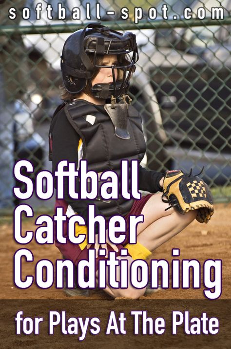 softball catcher conditioning Softball Conditioning, Softball Treats, Softball Catcher Drills, Catcher Drills, Coaching Softball, Softball Tips, Womens Softball, Softball Workouts, Softball Practice