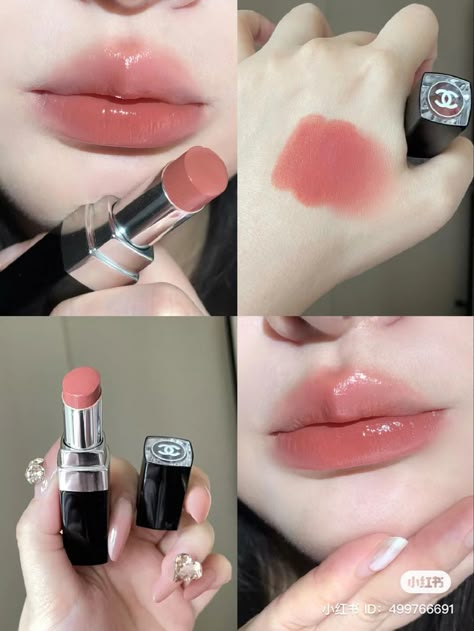 Pink Lipstick Makeup, Pink Lipstick Shades, Makeup Finds, Plumping Lipstick, Chanel Lipstick, Lipstick Pink, Cute Eye Makeup, Makeup Accesories, Ethereal Makeup