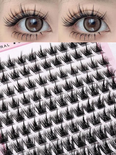 10 Rows Individual Lashes False Eyelashes Manga Lashes Natural Thick Single Cluster Segmented Korean Makeup Cos Fake Eyelash Extensions     Synthetic Fiber  Fairy Hair,Cluster Lashes   Beauty Tools, size features are:Bust: ,Length: ,Sleeve Length: Eyelashes Manga, Manga Lashes, Fake Eyelash, Lashes Fake Eyelashes, Anime Makeup, Cluster Lashes, Lashes Natural, Natural False Eyelashes, Fairy Hair