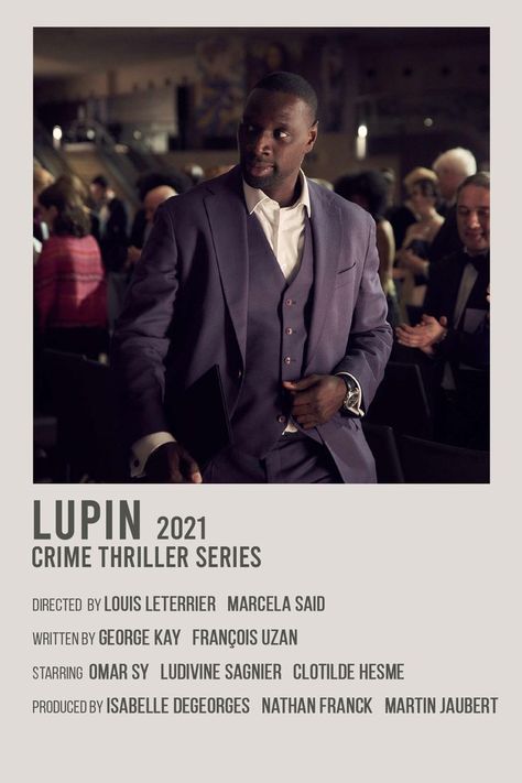 Lupin Poster, Lupin Series, Ludivine Sagnier, Lincoln Lawyer, Series Posters, Tv Posters, Polaroid Posters, Series Poster, Polaroid Poster