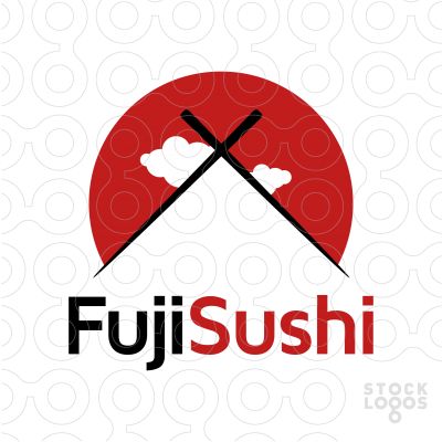 Restaurant Logo Design Ideas, Asian Logo Design, Food Restaurant Logo, Sushi Drawing, Sushi Logo, Chinese Food Restaurant, Japanese Restaurant Design, Make Your Own Logo, Sushi Design