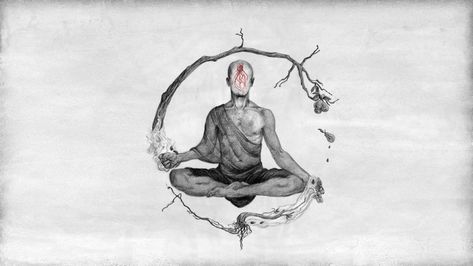 meditation wallpaper #sketches #monks #meditation #spiritual We Came As Romans metal music #1080P #wallpaper #hdwallpaper #desktop Meditation Tattoo, Zen Tattoo, We Came As Romans, Buddha Tattoo Design, Buddha Tattoos, Self Titled, Kunst Tattoos, Polynesian Tattoos, Buddha Tattoo