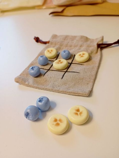 Self Made Board Games, Handmade Games For Adults, Diy Clay Tic Tac Toe Board, Homemade Tic Tac Toe Game, Ceramic Game Board, Tic Tac Toe Clay Board, Little Things To Make Out Of Clay, Polymer Clay Tic Tac Toe, Ceramic Board Games