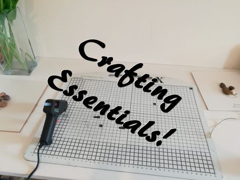 Craft Essentials List, Alphabet Stamps, Essentials List, Baby Wipes, Craft Supply, Ink Pads, Getting Started, The Basics, Diy Decor