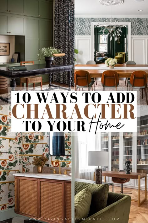 Eclectic Home Design Ideas, New Home Vintage Style, Styling Older Homes, Old Fashioned Decorating Ideas, Incorporating Vintage Decor, Non Traditional Home Decor, Traditional Mixed With Modern Decor, Fresh Home Decor Ideas, Interior With Character