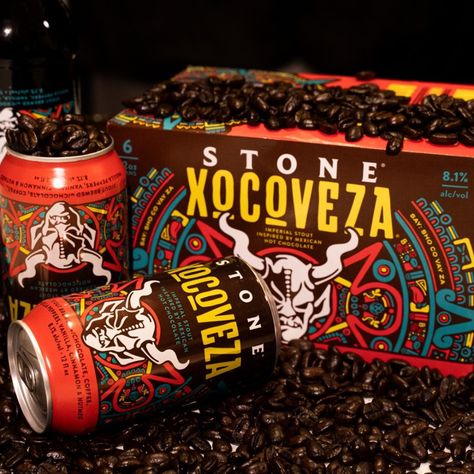 Stone Brewing Xocoveza Season Returns • thefullpint.com Pasilla Peppers, Stone Brewing, Brazilian Coffee, Single Origin Coffee, Cinnamon Flavor, Tap Room, Chocolate Coffee, Coffee Roasting, Root Beer