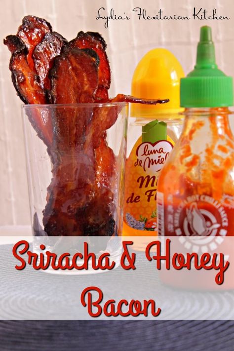 Flavored Bacon Recipes, Honey Appetizers, Honey Bacon, Bacon Popcorn, Candied Bacon Recipe, Jerky Recipes, Bacon Recipe, Candied Bacon, Flavored Bacon