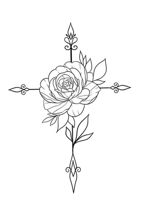 Simple Tattoo Stencils Outline For Women, Stencil Outline Tattoo, Tattoo Outline Drawing Stencil Design, Tattoo Outline Drawing Stencil Ideas, Tattoo Outline Drawing Stencil, Rose Tattoo Stencil, P Tattoo, Saved Tattoo, Animal Tattoo Ideas