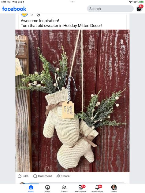 Jul Dekoration Inspiration, Holiday Crafts Christmas, Primitive Christmas, Christmas Crafts Decorations, Country Christmas, Christmas Deco, Xmas Crafts, Christmas Crafts Diy, Christmas Inspiration