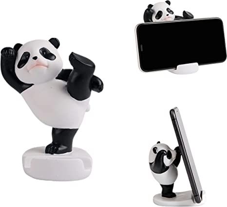 Amazon.com: Stellar Panda Kawaii Phone Stand for Desk,Adjustable Compatible with Smartphones and Tablets,Cute Panda Smartphone Stand,Kawaii Room Decor Aesthetic (Black) : Cell Phones & Accessories Panda Room, Kawaii Pictures, Panda Stuff, Panda Items, Phone Stand For Desk, Tiny Room, Kawaii Phone, Room Decor Aesthetic, Panda Gifts