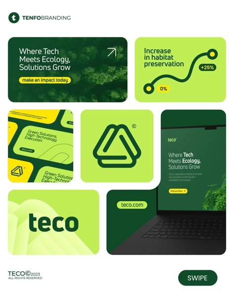 Logo & Visual Identity for TECO🔰 💢Teco is a company dedicated to creating innovative environmental monitoring and remediation… | Instagram Air And Water Pollution, Logo Visual Identity, Data Logo, 2023 Logo, Identity Logo Design, Data Visualization Design, Logo Creator, Logo Design Set, Logo Presentation