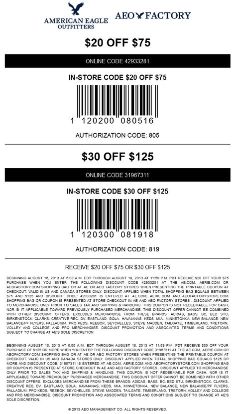 Pinned August 17th: $20 off $75 and more at American Eagle Outfitters & factory locations, or online via #promo code 42933281 #coupon via The Coupons App Birthday Coupons, Coupon Apps, Printable Coupons, Hot Mess, Life Organization, Smart Shopping, Promo Codes, American Eagle Outfitters, Dough