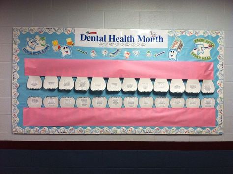 School Nurse Health Bulletin Boards | ... all our ped therapy school psych school nursing amp special ed pins Dental Health Preschool Crafts, Dental Health Preschool, Nurse Bulletin Board, School Nurse Office Decorations, Health Bulletin Boards, School Nurse Office, Nurses Office, Month Ideas, Office Board