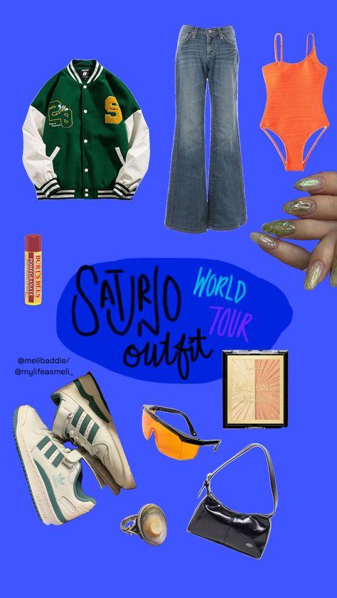 ¿ya sabes qué vas a usar para el Saturno World Tour de Rauw Alejandro? aquí un poco de inspo 🪐 yt/ig: @ / melibaddie #ootd #outfitinspo #beauty #concert #festival #summer #summeraesthetic Burt's Bees Pomegranate, Concert Festival, Festival Summer, Fits Inspo, Burts Bees, Create Collage, Creative Play, Summer Aesthetic, World Tour