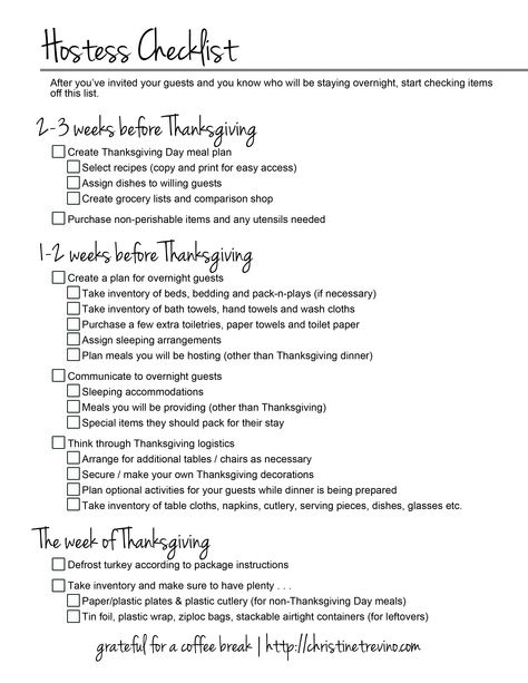 Thanksgiving Hostess Checklist Thanksgiving Dinner Checklist, Dinner Party Fall, Thanksgiving Thoughts, Thanksgiving Checklist, Thanksgiving Traditions Family, Thanksgiving Holiday Decor, Hostess Tips, Thanksgiving Host, Thanksgiving Hosting