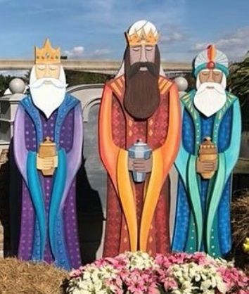 Diy Christmas Yard Art, December Decorations, 3 Kings, Diy Nativity, Christmas Yard Art, Christmas Program, Printable Ideas, Three Kings, Christmas Yard