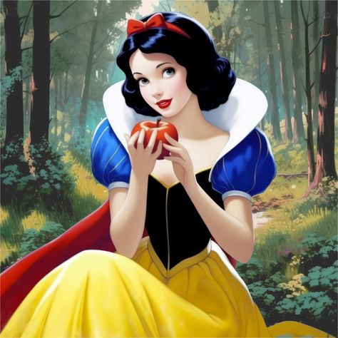 Snow White Artwork, Royal Gowns, Snow White Birthday Party, Snow White Birthday, Disney Princess Snow White, Snow White Disney, Postal Vintage, Mystical Forest, White Princess