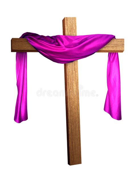 Cross With Cloth Drape, Purple Cloth, Cross Clipart, Purple Drapes, Purple Cross, Faith Tattoo, Spiritual Images, Quick Quilt, Free Clipart Images