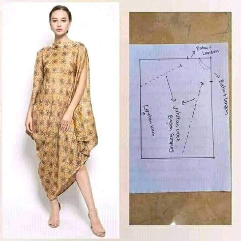 Kaftan Pattern, Unusual Clothes, Fashion Design Patterns, Sewing Tutorials Clothes, Batik Fashion, Women Dresses Classy, Couture Sewing Techniques, Dress Making Patterns, Diy Clothes Life Hacks