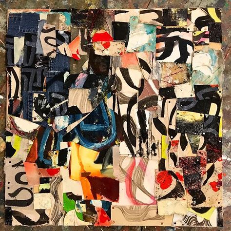 Nailed no. 4, 24 X 24". #collage #nailed #contemporaryart #artistsofinstagram #painting #mixedmedia #interiordesign #galencheney Nail Paint, Contemporary Paintings, Collage Art, Contemporary Art, Mixed Media, Abstract Art, Thing 1, Paintings, Instagram Post