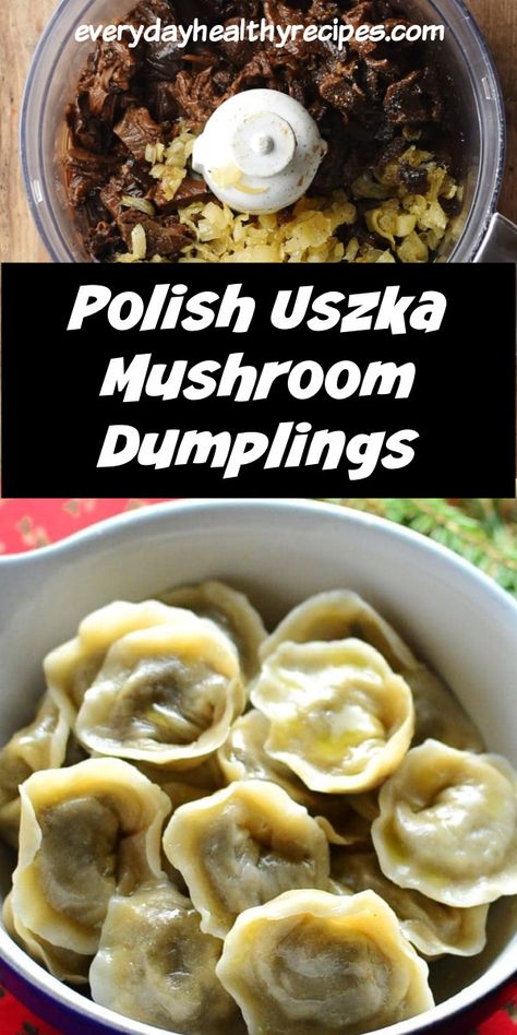 Mushroom Perogies Recipe, Mushroom Dumplings, Ukrainian Recipes Traditional, Polish Dumplings Recipe Homemade, Polish Recipes Authentic, Polish Potato Dumplings, Mushroom Pierogi Filling, Traditional Polish Pierogi Recipe, Easy Polish Recipes