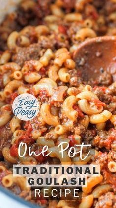 This traditional goulash recipe is a comforting and hearty meal that’s perfect for weeknight dinners or family gatherings. Made with tender beef, elbow macaroni, and a flavorful tomato sauce, this one-pot dish is easy to make and full of rich, classic flavors. Ideal for feeding a crowd or prepping for leftovers, this goulash is sure to become a family favorite! Elbow Macaroni Recipes, Easy Goulash Recipes, Goulash Recipe, Macaroni Recipes, Goulash Recipes, Colby Jack, Classic Italian Dishes, Colby Jack Cheese, Elbow Macaroni