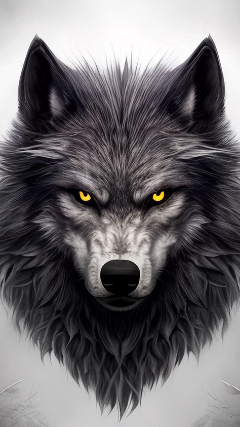 Alpha Wolf Tattoo, Alpha Wolf Art, Kurt Tattoo, Wolf Canvas Painting, Wolf Beast, Cut Wolf, Wolf Alpha, Wolf Sleeve, Wolf Art Fantasy