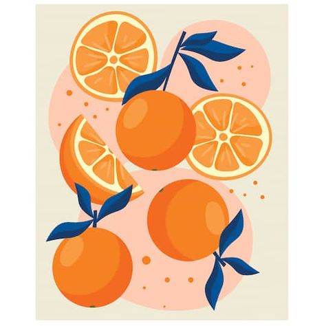 What To Paint, Creative Art Projects, Artist's Loft, Fruits Drawing, Fruit Wall Art, Wine Painting, Orange Painting, Watercolor Video, Pattern Design Inspiration