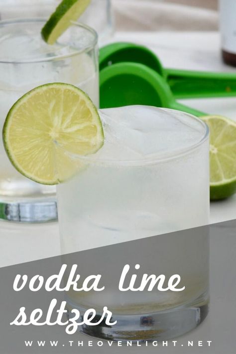 Lime Vodka Drinks Recipes, Absolute Lime Vodka Cocktails, Vodka Seltzer Cocktails, Vodka Seltzer Drinks, Deep Eddy Lime Vodka Recipes, Lime Vodka Drinks, Low Carb Vodka Drinks, Vodka Mixers, Vodka Recipes Drinks