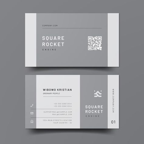 Calling Cards Design Ideas, Business Card Simple Design, It Business Card, Simplistic Business Card Design, Simple Business Card Design, Minimalist Visiting Card, Business Card Layout, Calling Card Design, Visit Card