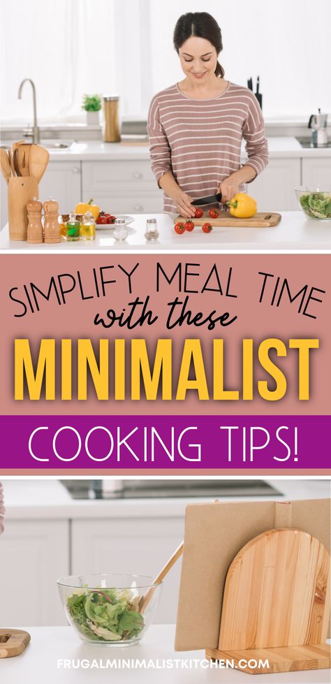 Minimal Cooking Meals, Minimalist Eating, Minimalist Meals, Frugal Meal Plan, Minimalist Cooking, Minimalist Kitchen Ideas, Easy Weekly Meals, Vegan Meal Prep Ideas, Becoming A Minimalist