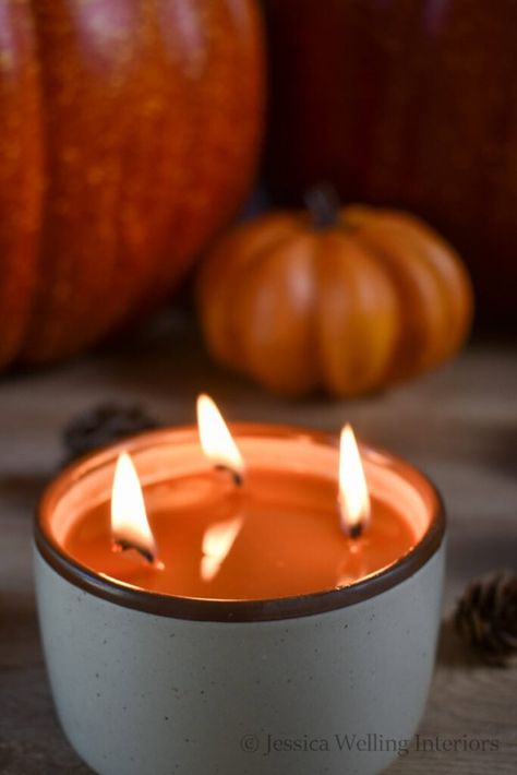 These DIY pumpkin spice soy candles smell just like freshly baked pumpkin bread! Pumpkin Candles Diy, Fall Crafts For Women, Christmas Candle Diy, Candle Design Ideas, Creative Candle Design Ideas, Pumpkin Spice Essential Oil, Diy Pumpkin Spice Candle, Candles Recipe Fall Crafts For Women, Candle Design Ideas, Candles Recipe, Pumpkin Spice Essential Oil, Crafts For Women, Diy Pumpkin Candle, Essential Oil Diy, Bread Pumpkin, Pumpkin Scented Candles