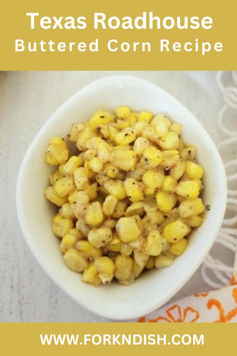 Are you looking for a yummy side dish? Let me tell you about the Texas Roadhouse Buttered Corn Recipe. Qdoba Brown Rice Recipe, Texas Roadhouse Corn, Texas Roadhouse Corn Recipe, Texas Roadhouse Butter, Cabbage Slaw Recipes, Corn Dishes, Buttered Corn, Brown Rice Recipes, Corn Recipe