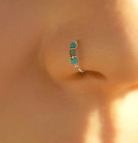 Western Nose Ring, Western Nose Piercing, Nose Piercing Stud Diamond, Silver Nose Hoop, Navajo Silver Jewelry, Nostril Jewelry, Unique Nose Rings, Sterling Silver Nose Rings, Nose Ring Jewelry