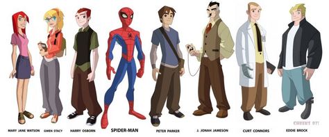 Animation Wednesday: The Spectacular Spider-Man « Gentlemen, Behold!! Spider Man Characters, Spectacular Spiderman, Spiderman Fanart, Spiderman Characters, Character Model Sheet, Spectacular Spider Man, Character Model, Ultimate Spiderman, Model Sheet