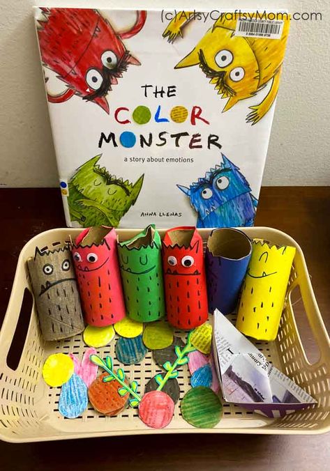 Color Monster Activities, The Color Monster, Color Monster, Monster Activities, Emotions Preschool, Monster Book, Monster Craft, Emotions Activities, Monster Crafts