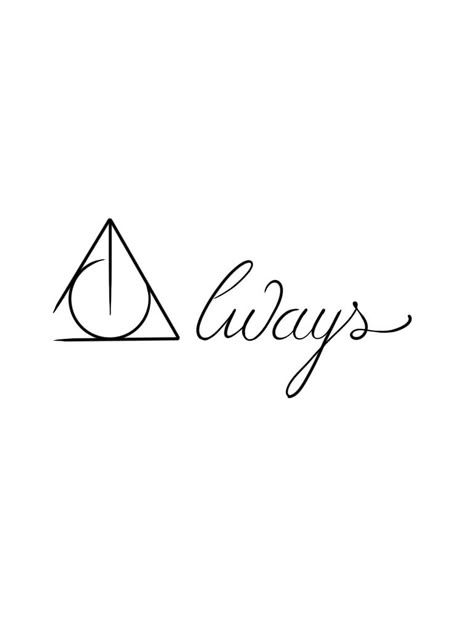 Hp Always Tattoo, Harry Potter Tattoos Simple, Harry Potter Tattoos Small Simple, Line Art Harry Potter, Harry Potter Outline, Harry Potter Line Art, Simple Harry Potter Tattoo, Harry Potter Always Tattoo, Harry Potter Tattoos Minimalist