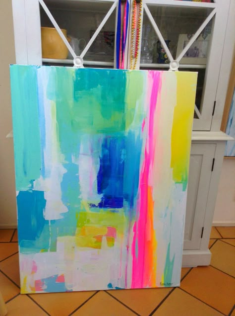 Neon Abstract, Paintings I Love, Abstract Canvas Art, Diy Art Painting, Painting Projects, Acrylic Art, Abstract Canvas, Abstract Art Painting, Painting Inspiration