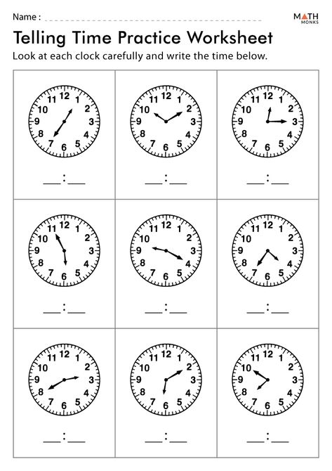 Telling Time Worksheets with Answer Key Telling Time Third Grade, Telling Time 2nd Grade, Telling Time Free Printables, Teaching Time 2nd Grade, Time Worksheets 2nd Grade, Telling Time Worksheets 2nd Grade, Clock Worksheets 2nd Grade, Time Worksheets For Grade 1, Telling Time Worksheets Free Printable