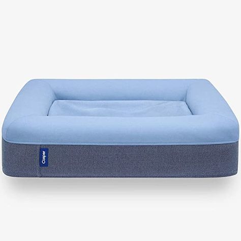 Amazon.com: Casper Dog Bed, Plush Memory Foam, Medium, Blue Face Pores, Dog Bed, Dog Toys, Medium Blue, Memory Foam, Pet Supplies, Pet, Toys, Bed